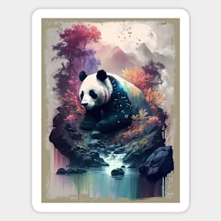 Panda River Magnet